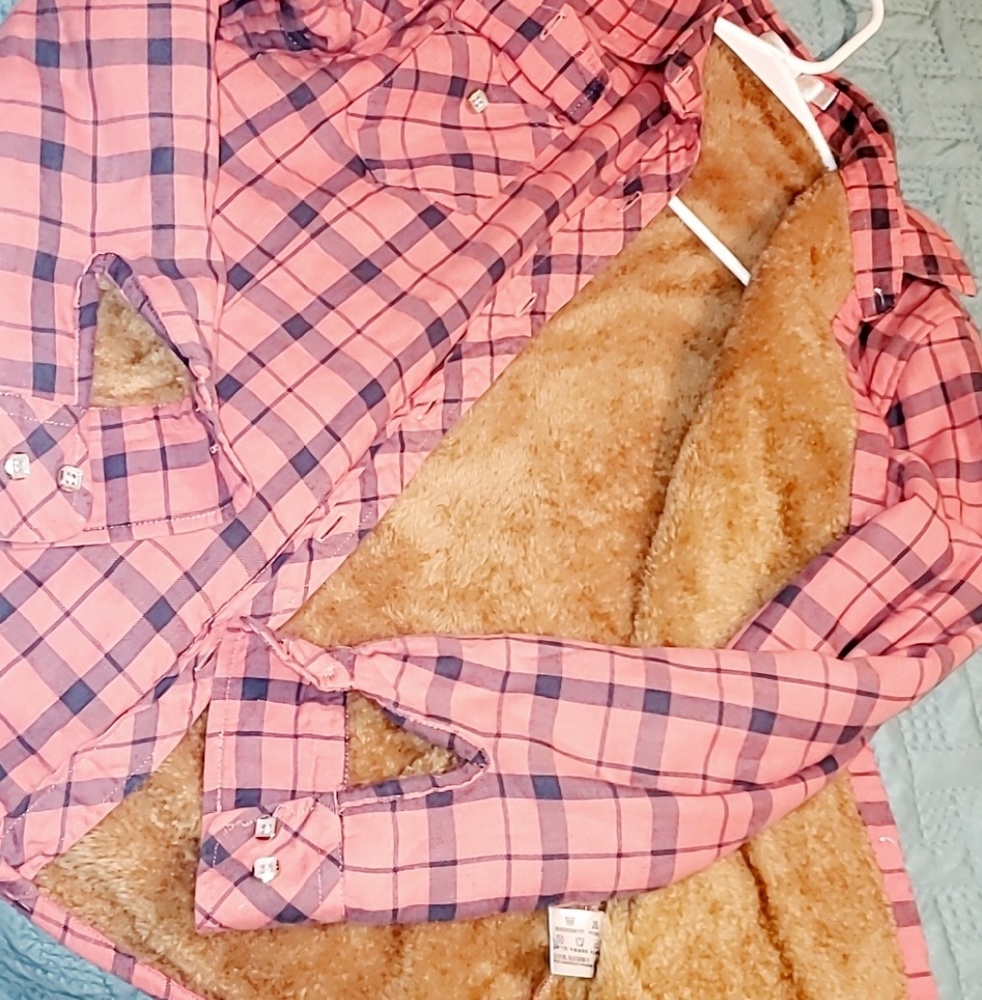 Flannel jacket with installation!